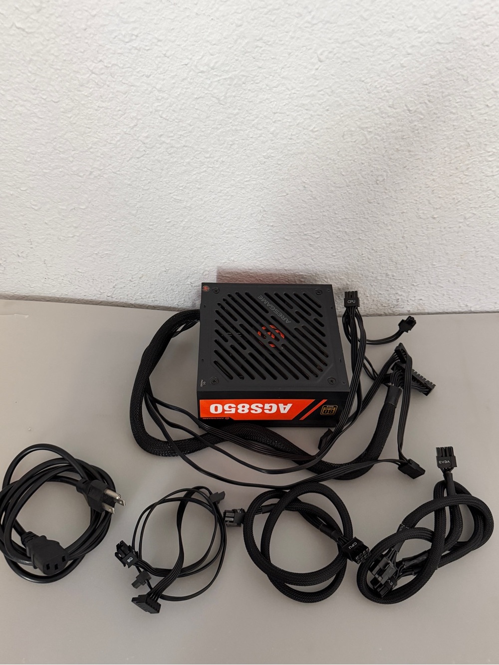 ARESGAME Power Supply 850W Semi-Modular 80+ Gold PSU (ARESGAME,‎ AGS850